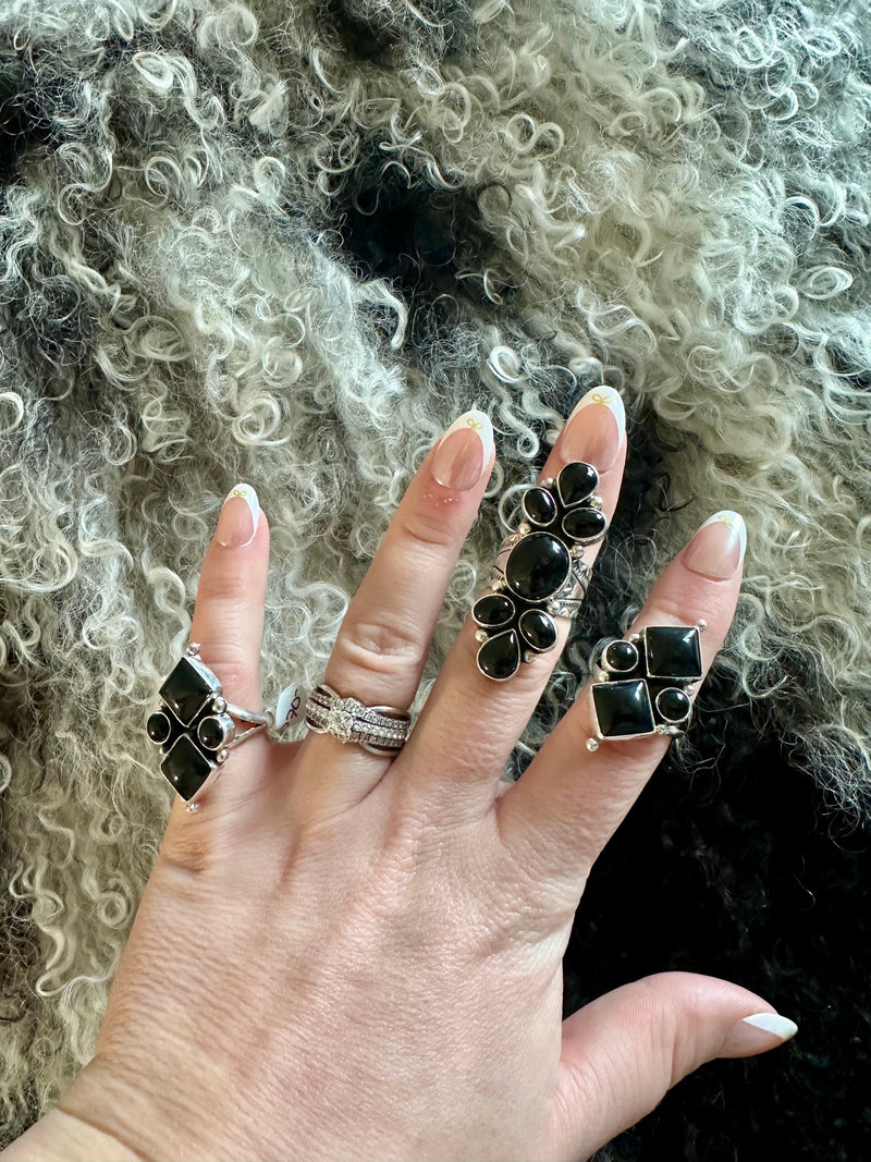 Black Onyx Rings