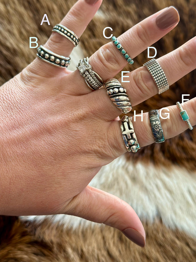 Sterling Stacker Rings