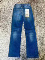 Risen High Rise Straight Jeans