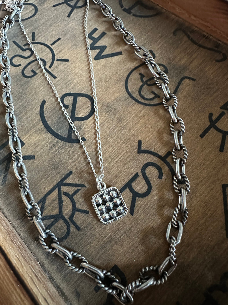 Dice Pendant Necklace