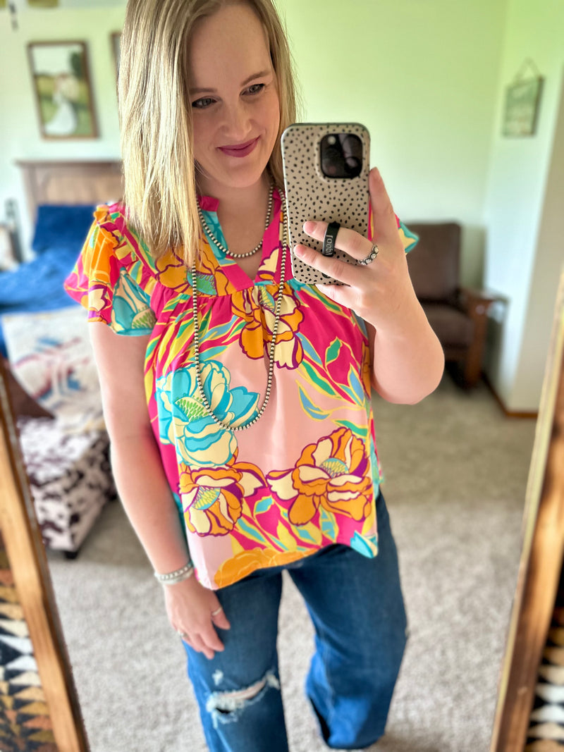 Floral Printed Top