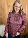 Cheetah Girl Top - Rose