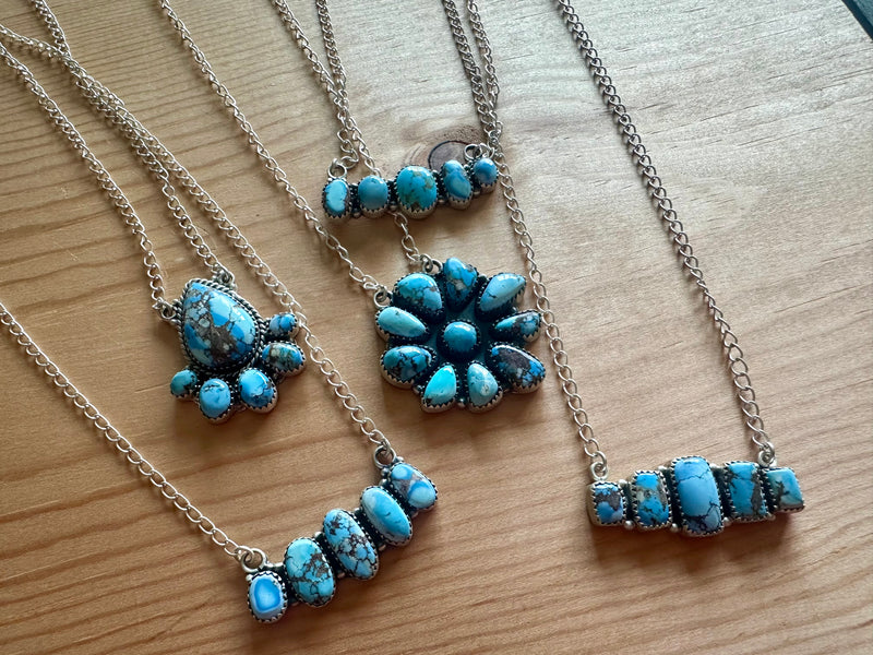 Golden Hills Multi Stone Necklace