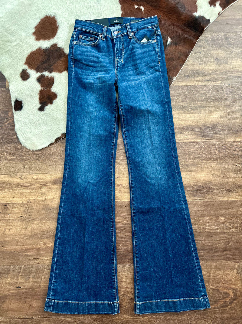 7FAM BROWN SPARKLE STITCH DOJOS - 34” inseam