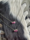 Purple Spiny Bar Necklaces