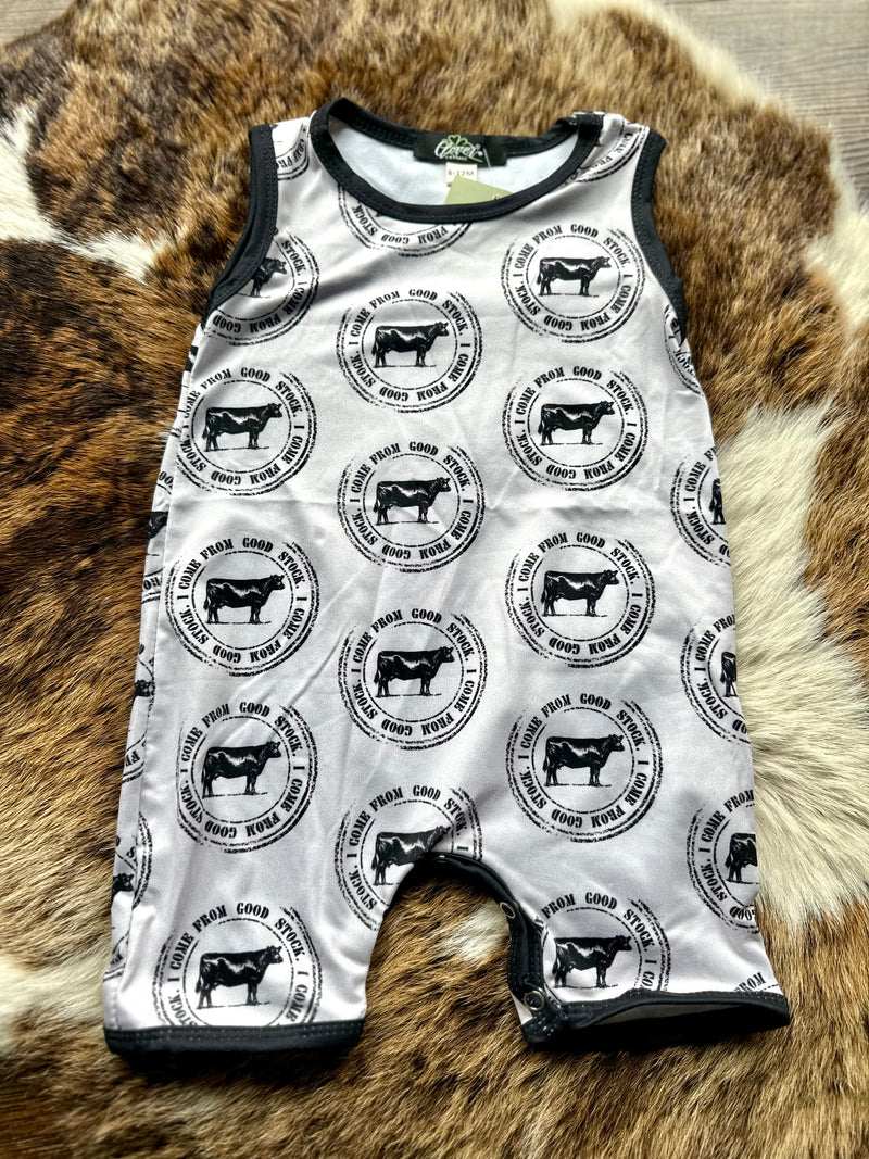 Boys Good Stock Romper