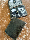 Black Cowhide Mini Wallet