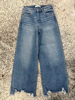 Risen Wide Leg Crop Jeans