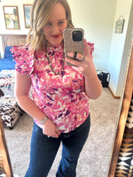 Pink / Purple Printed Top