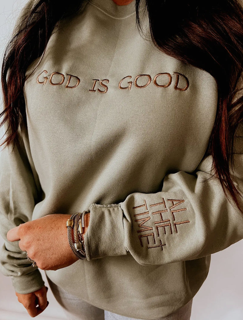 God Is Good Crewneck Sweatshirt