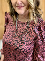 Cheetah Girl Top - Rose