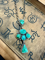 Sonoran Rose Turquoise Necklace