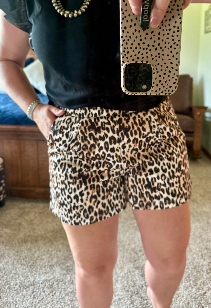 Leopard Shorts