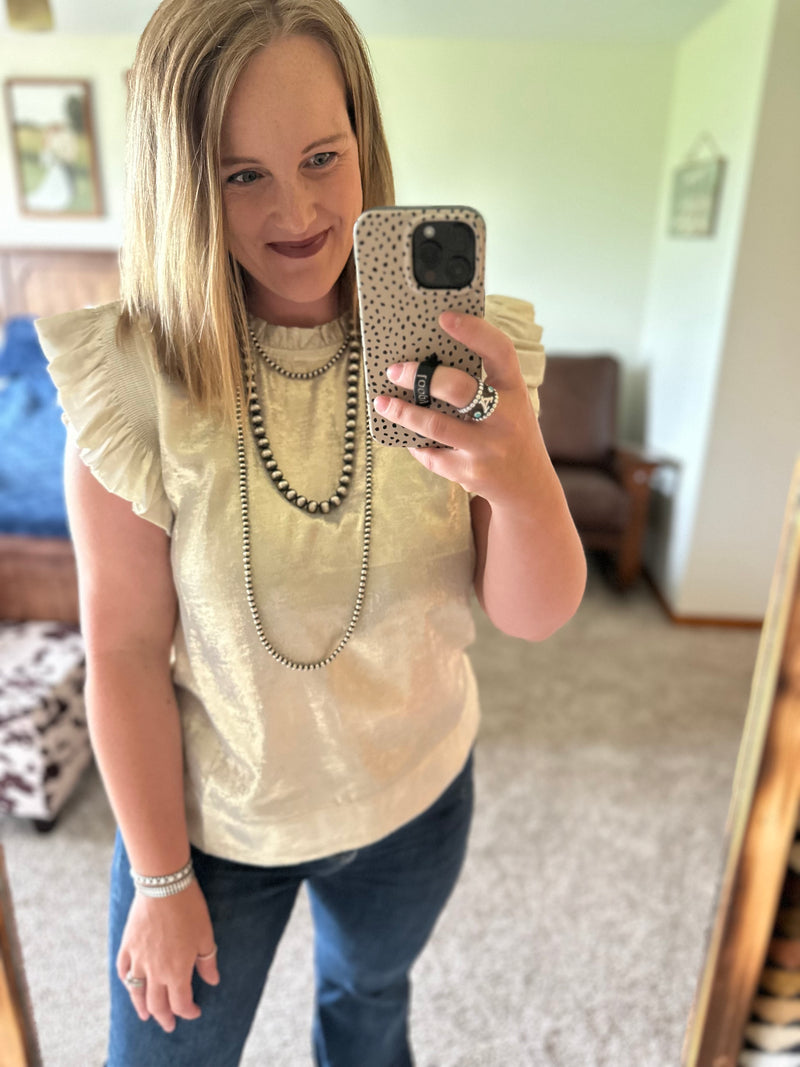 Pearl Shimmer Top