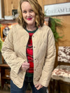 Champagne Quilted Jacket