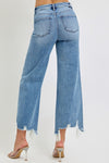 Risen Wide Leg Crop Jeans