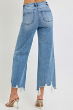 Risen Wide Leg Crop Jeans