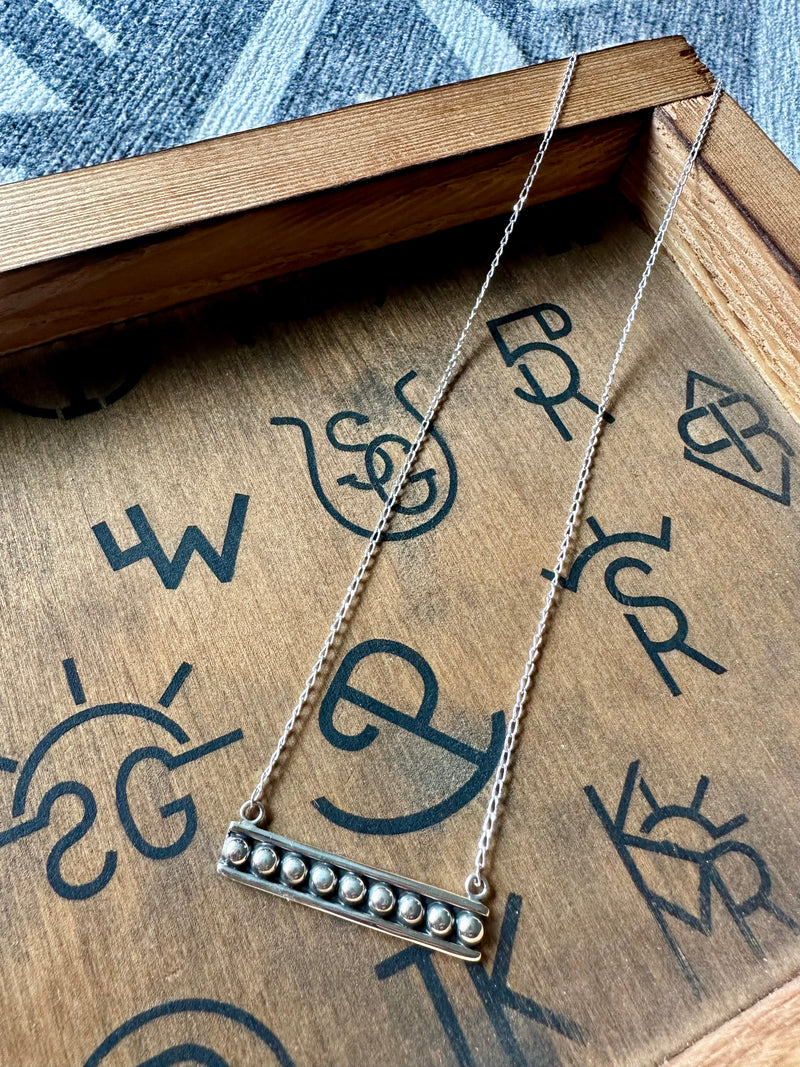 Bar Ball Necklace