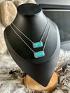 Turquoise Mini Bar Necklace