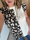 Leopard Combo Top