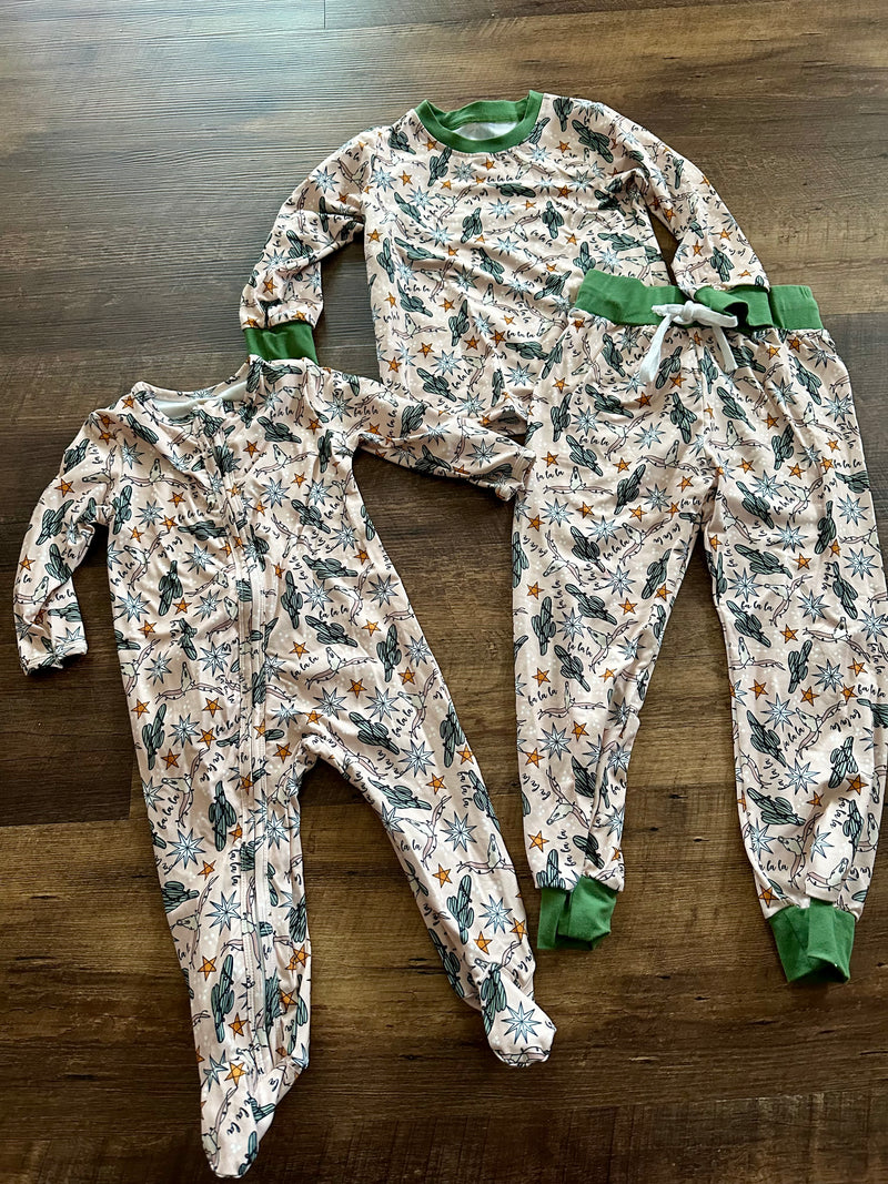 Fa La La Christmas Matching Pajamas - Kids