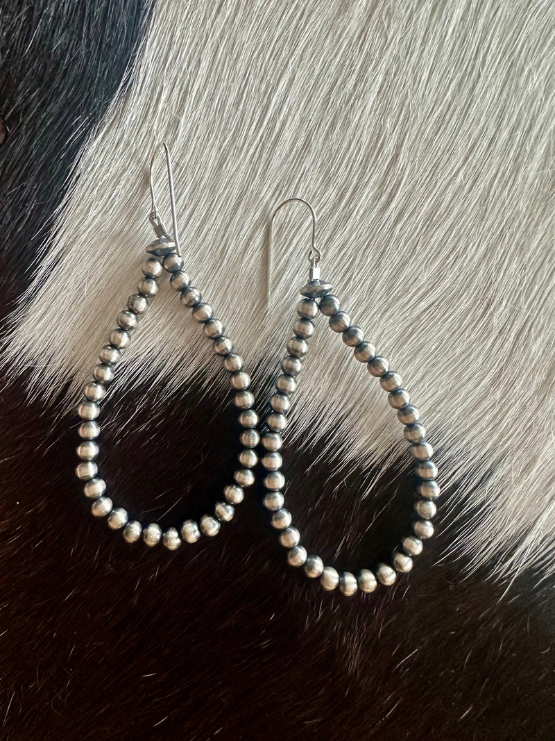Pearl Hoop Earrings
