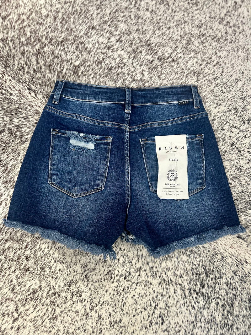 Risen High Rise Dark Shorts