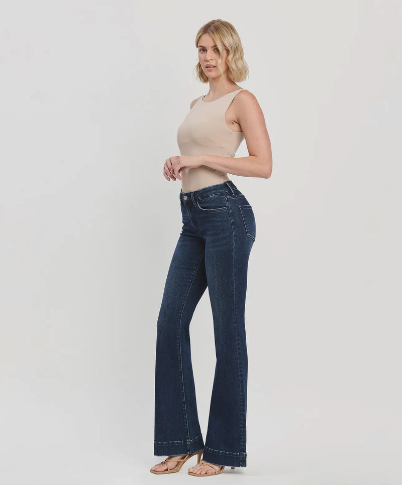 Vervet Mid Rise Flare Jeans