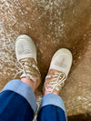 Boot Stitch Leather Tennis Shoes