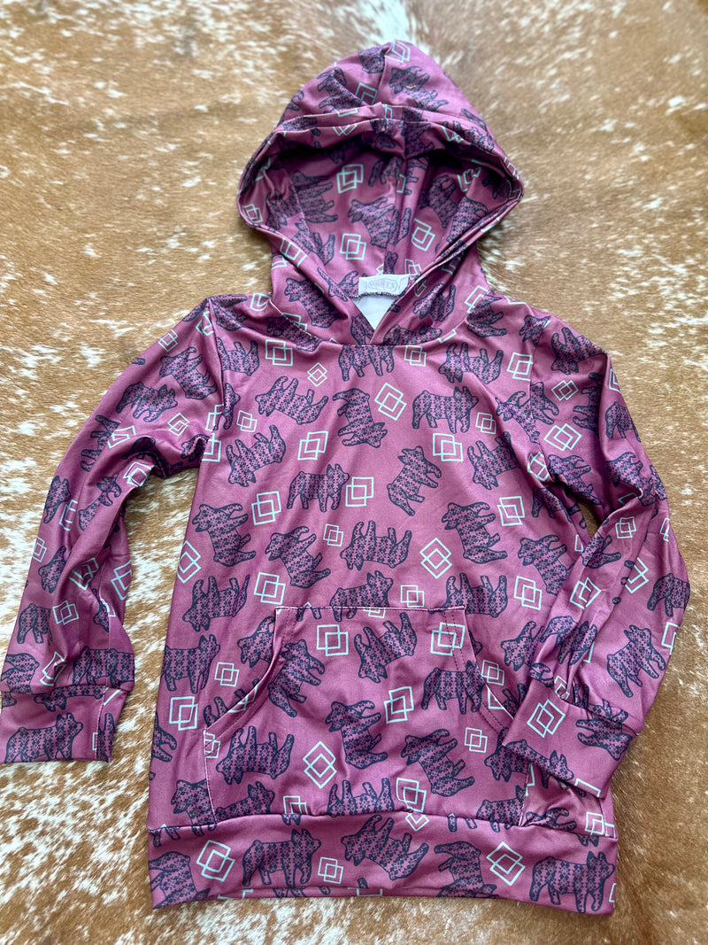 Stock Show Pig Hoodie