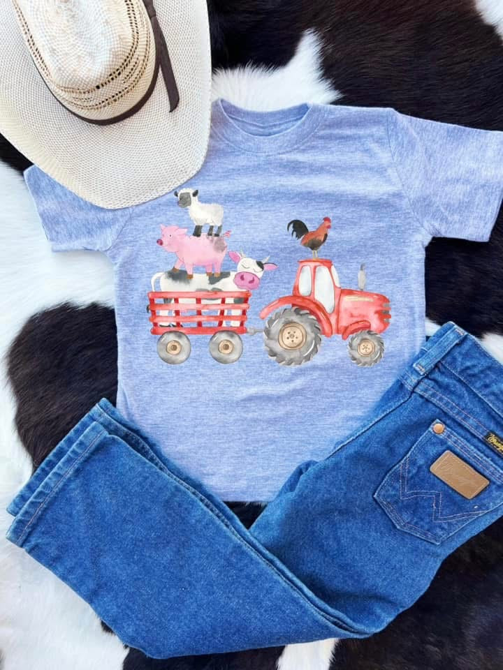 Watercolor Farm Tee (boys)
