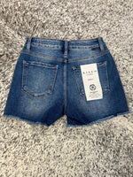 Risen High Rise Distress Shorts