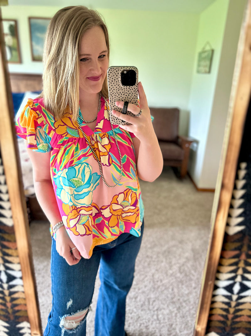 Floral Printed Top
