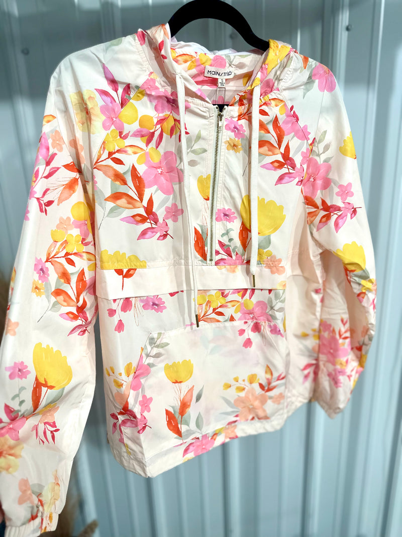 Floral Windbreaker