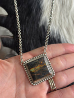 Blackjack Square Bar Necklace