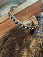 Rectangle Sterling Cuff Bracelet