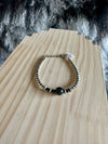 Black Onyx / Pearl Bracelet