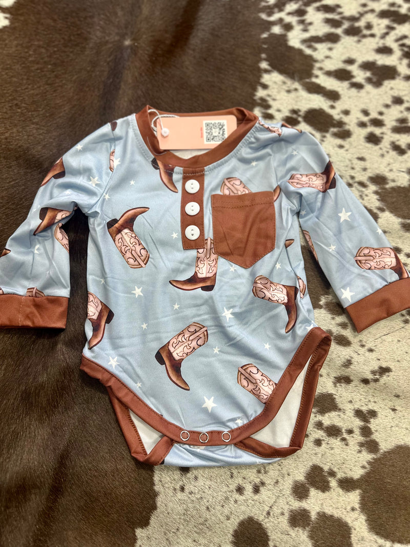 Boot Scootin Onesie