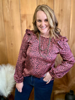Cheetah Girl Top - Rose