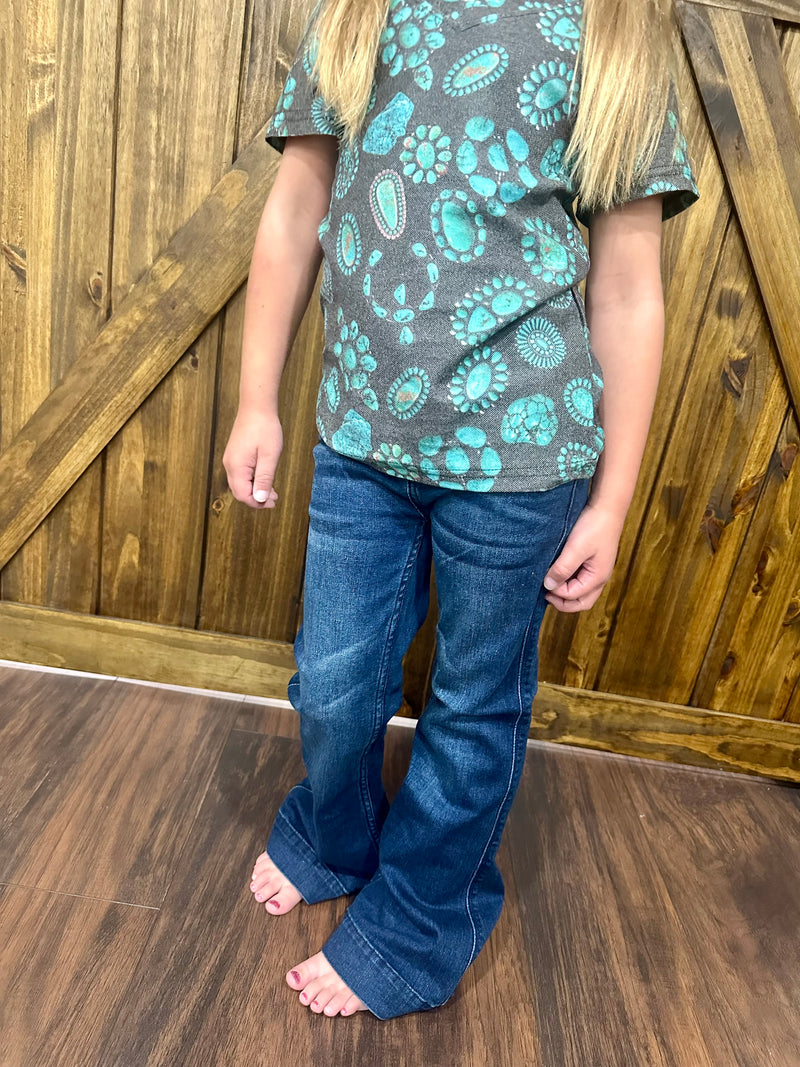 Girls Cowgirl Tuff Trouser Jeans