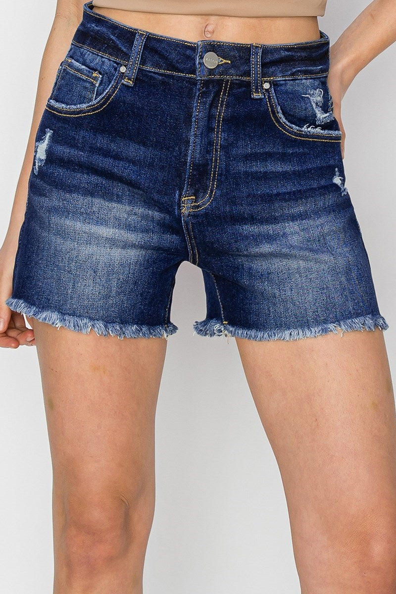 Risen High Rise Dark Shorts
