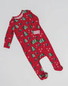 Christmas Red Tractors Bamboo PJ’s