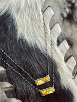 Honey Dahlia Bar Necklace
