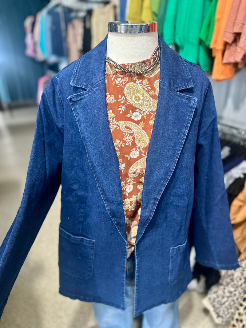 Denim Blazer