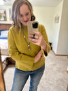 Pistachio Mock Neck Buttery Knit Top