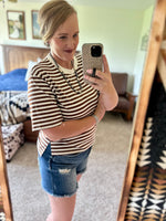 Chocolate Striped Top