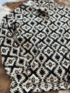 Black/Tan Aztec Pullover Sweatshirt