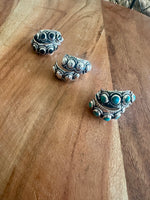 Stamped Hoop Earrings