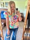 Multi Floral Top