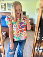 Multi Floral Top